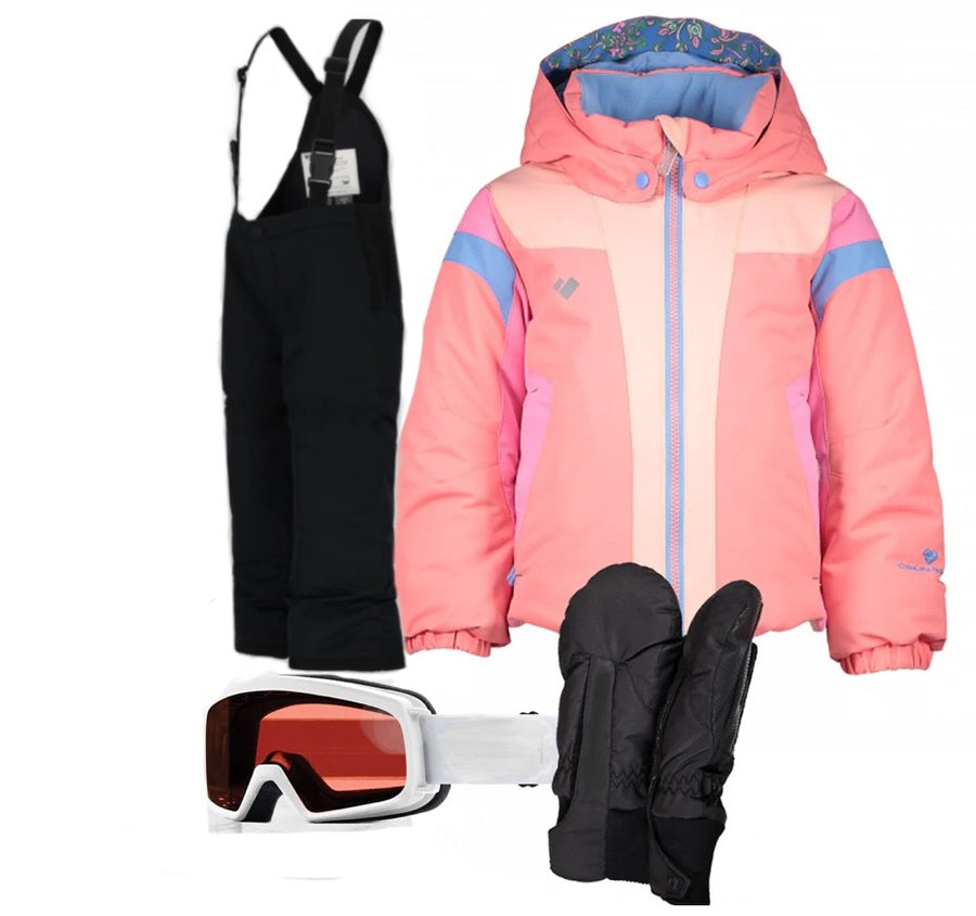 Children’s Ski Gear Outfit (Just Peachy/Black - Premium)