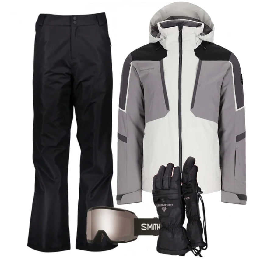 Men’s Ski Gear Outfit (Stone/Black)