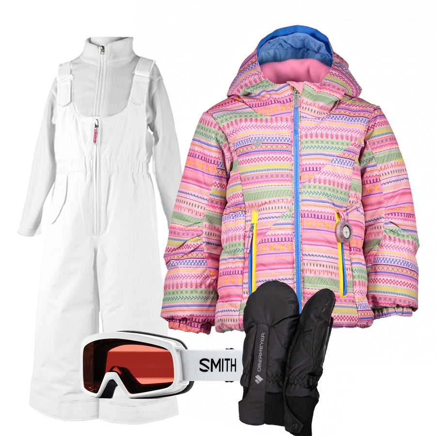 Children’s Ski Gear Outfit (Starburst/White - Premium)