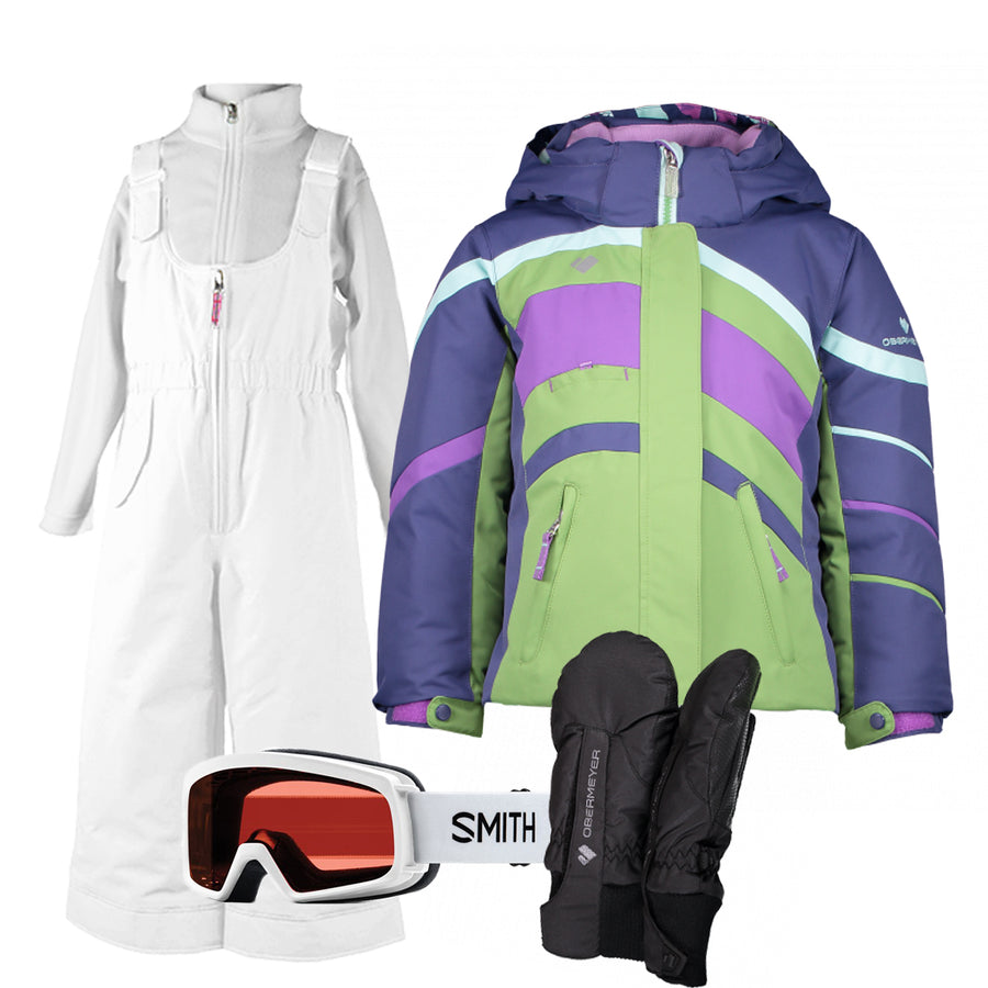 Children’s Ski Gear Outfit (Alpine/White- Premium)